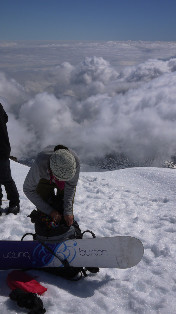 Preparing to descend