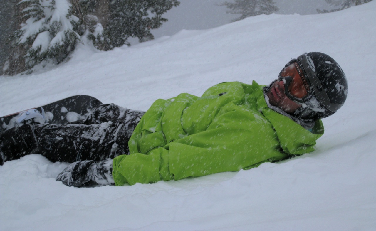 Scott in the snow