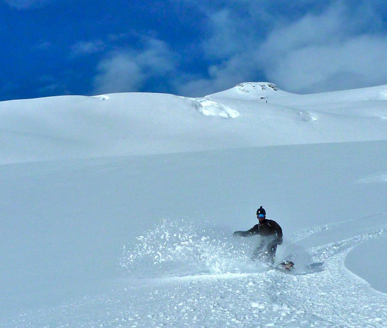 Me trying to throw up some snow