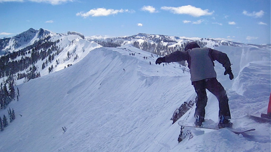 Zach on High Traverse